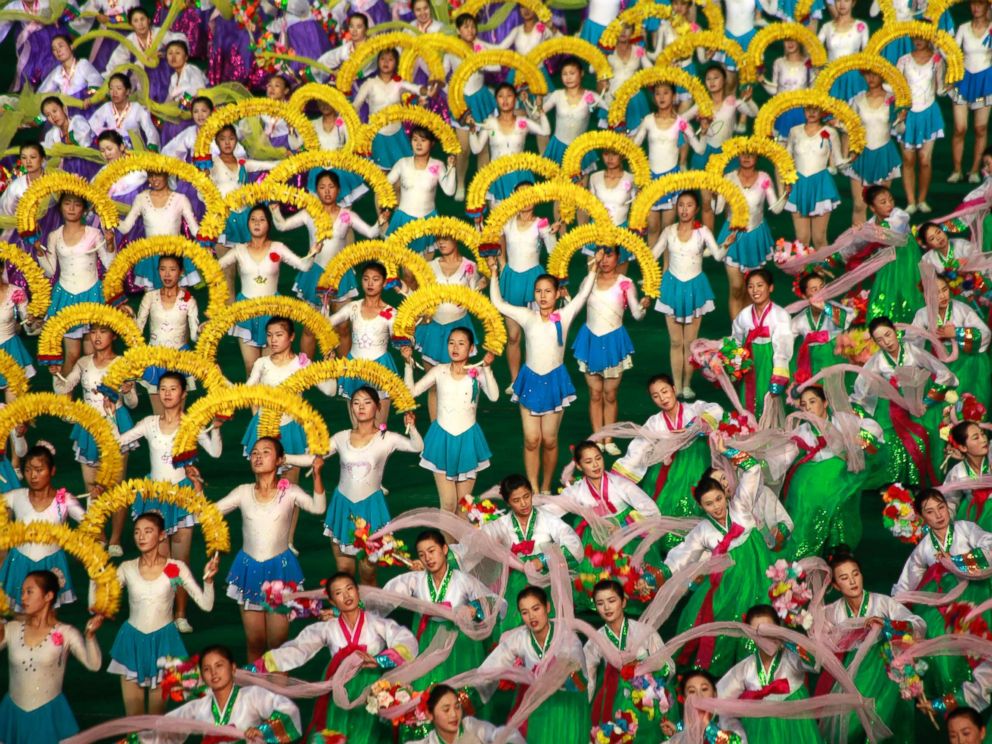 PHOTO: Performers participate in the Arirang Mass Games, in Pyongyang, North Korea, Nov. 14, 2012.