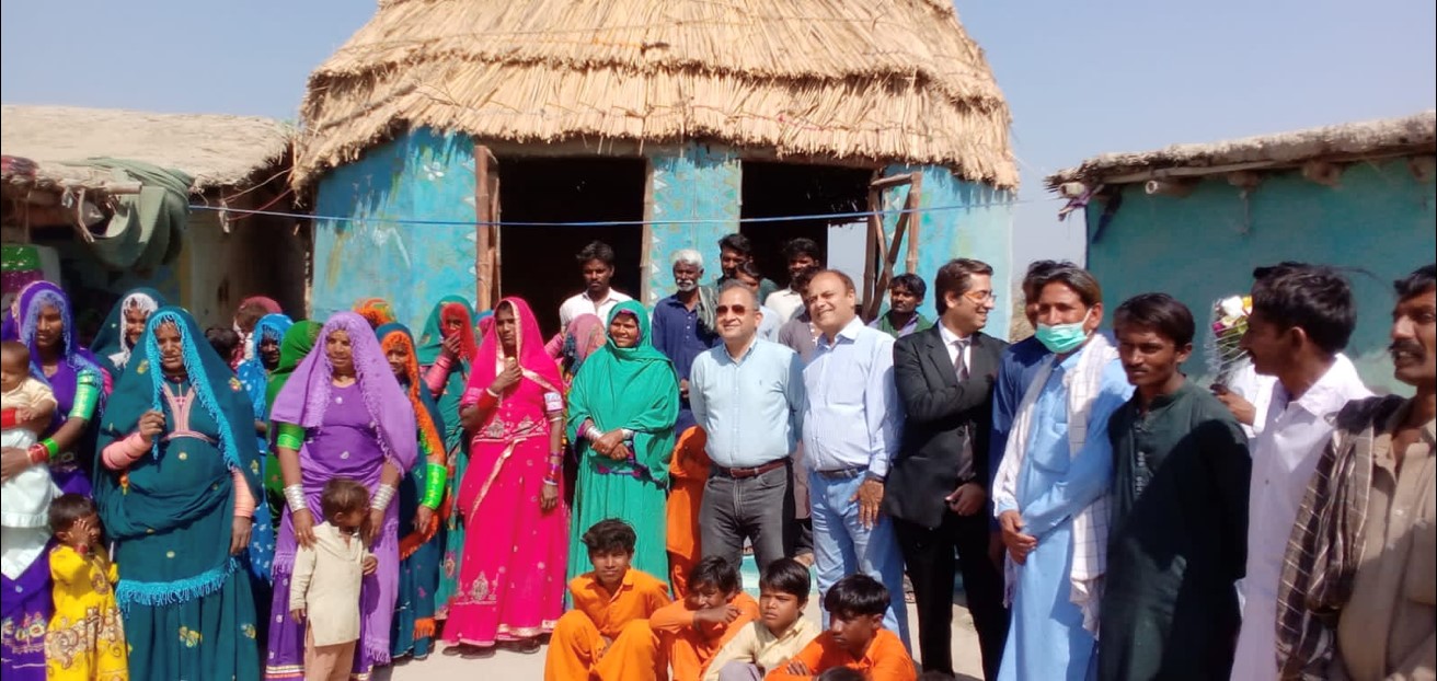 PHOTO: Bank of Punjab Officials visiting Pono Village to provide loans to women’s committees for 100 family units on July 16.