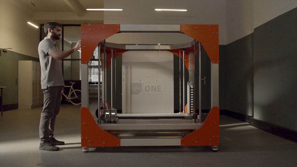 PHOTO: BigRep ONE, the large-scale 3D printer developed by Berlin-based company BigRep. 