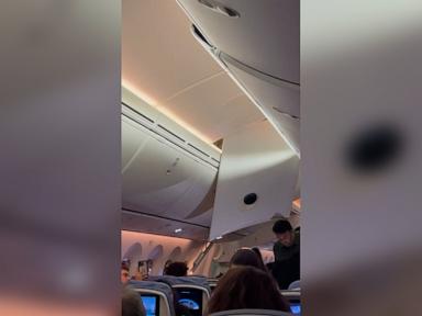 2-year-old found stuck in cabin ceiling after severe turbulence, mother says