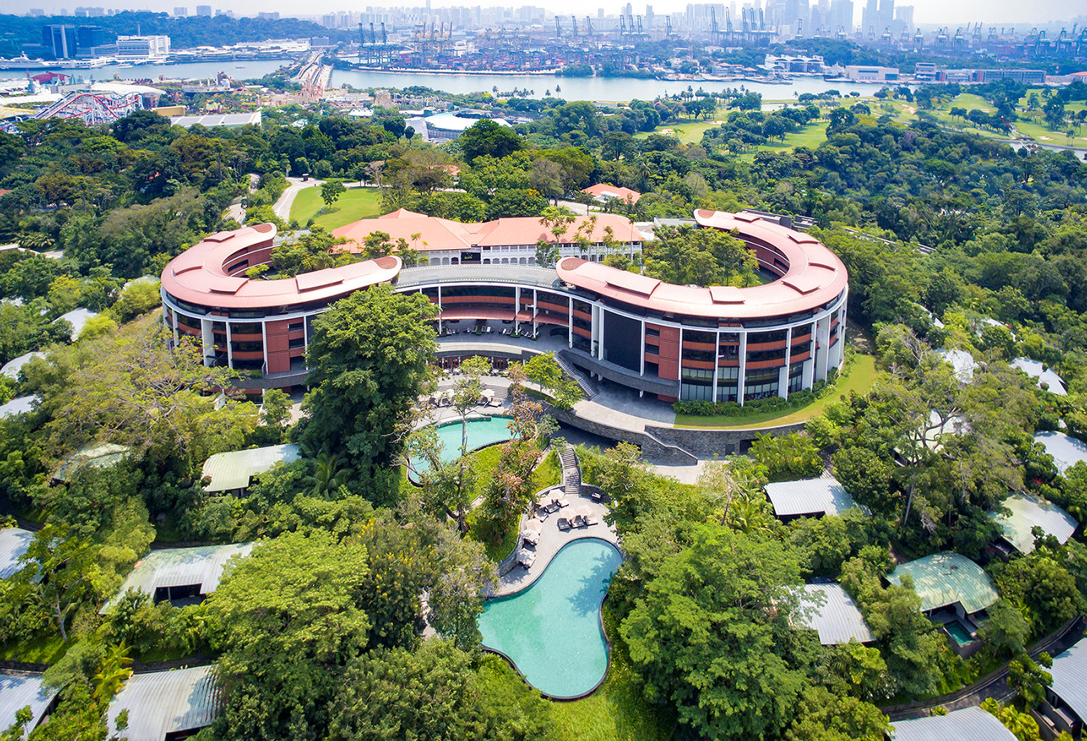 PHOTO: An undated handout photo of Capella hotel on Sentosa island, Singapore, released June 5, 2018.
