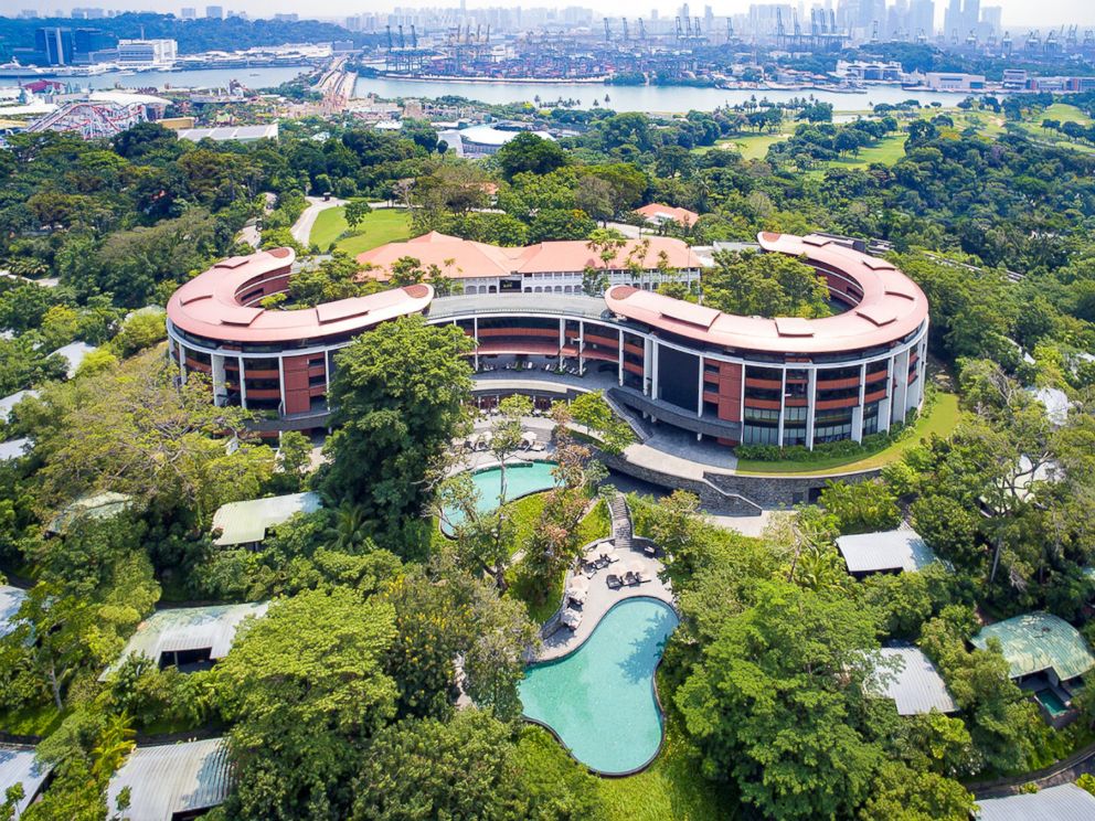 PHOTO: An undated handout photo of Capella hotel on Sentosa island, Singapore, released June 5, 2018.