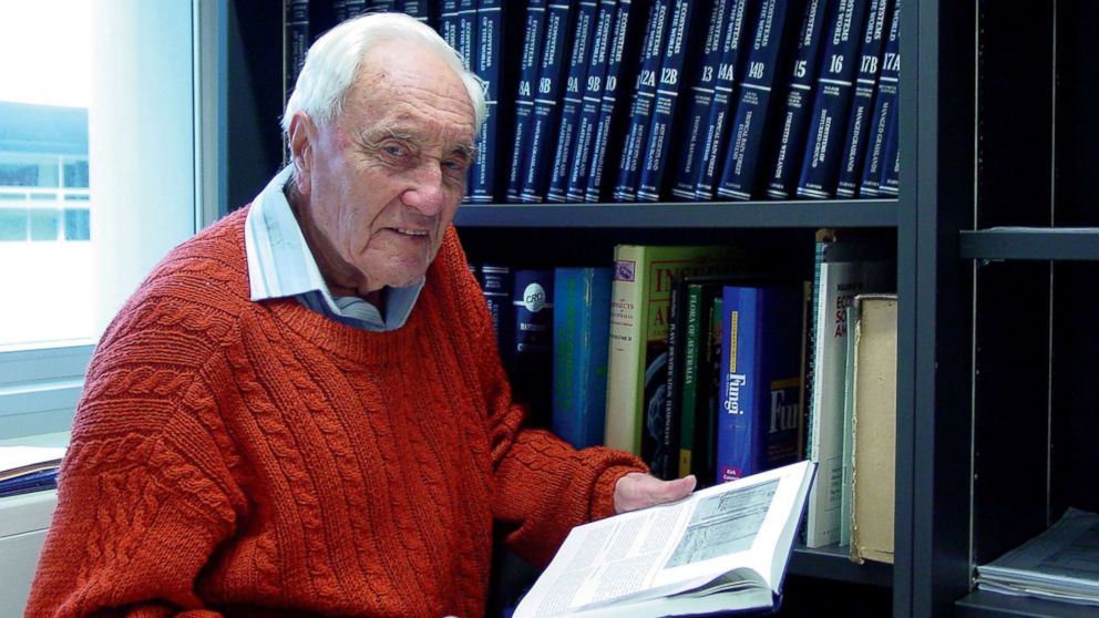 This undated photo received on April 30, 2018 from Exit International shows Australia's oldest scientist David Goodall in his hometown of Perth. Goodall, who is now 104, will fly to Switzerland in early May to end his life, reigniting a national euthanasia debate.