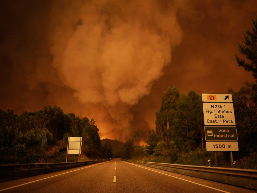 Images From Portugal Show Aftermath Of Deadly Wildfire That Killed 61   EPA Portugal Fires 3 Jt 170618 4x3 992 