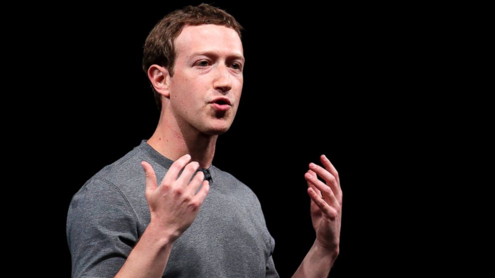 Mark Zuckerberg at a preview day of the the Mobile World Congress in Barcelona, Spain, Feb.  21, 2016. 