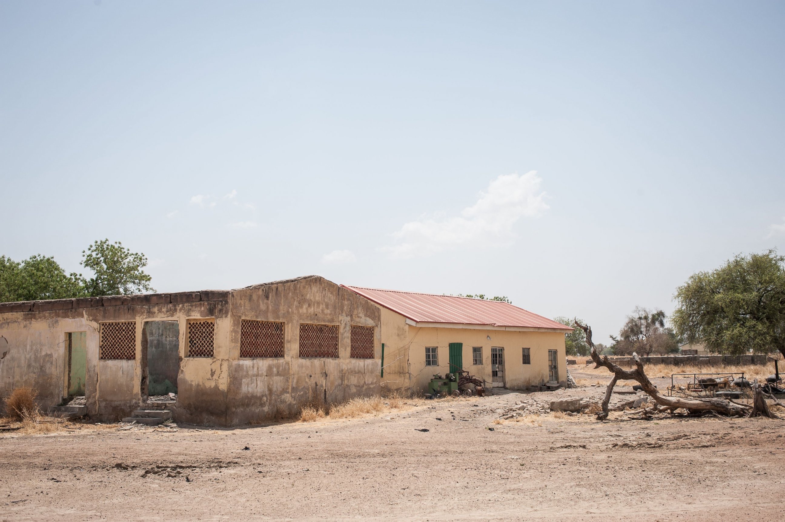 PHOTO: A general view of the dilapidated buildings of the Government Girls Secondary School Chibok, in Borno State north-eastern Nigeria, on March 25, 2016.