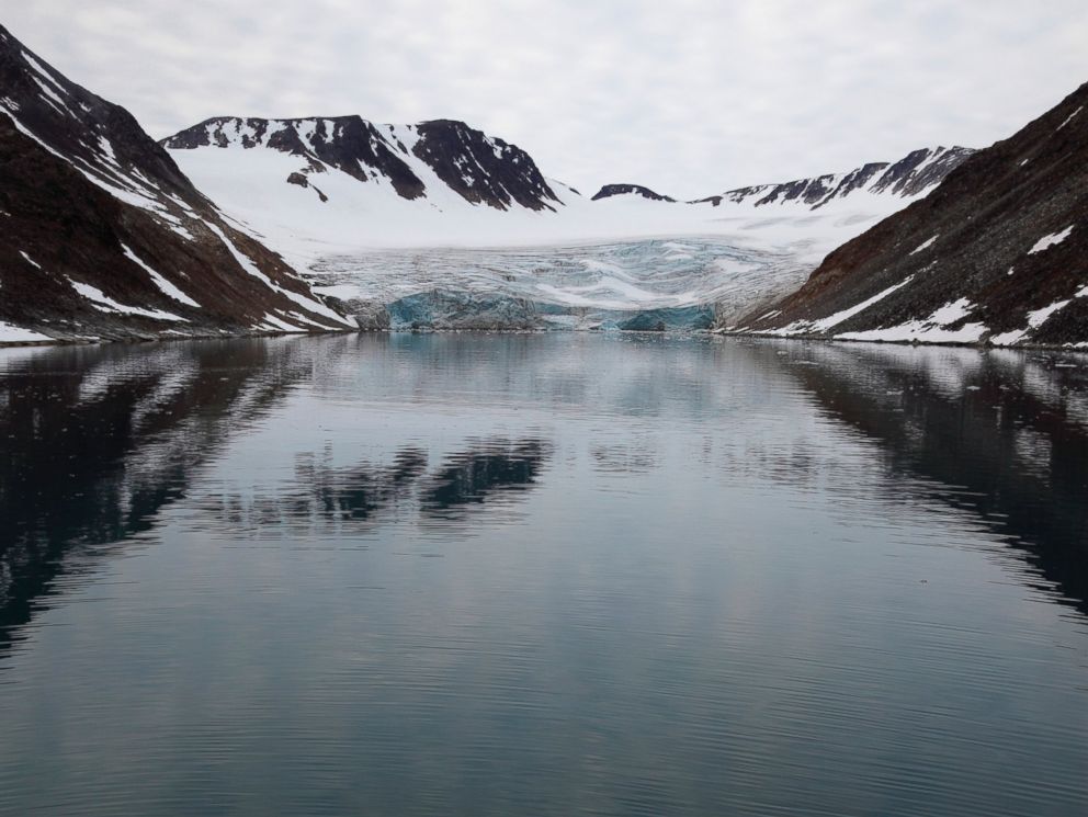 PHOTO: A glacier in the Artic Ocean near Norway is pictured in this undated stock photo.
