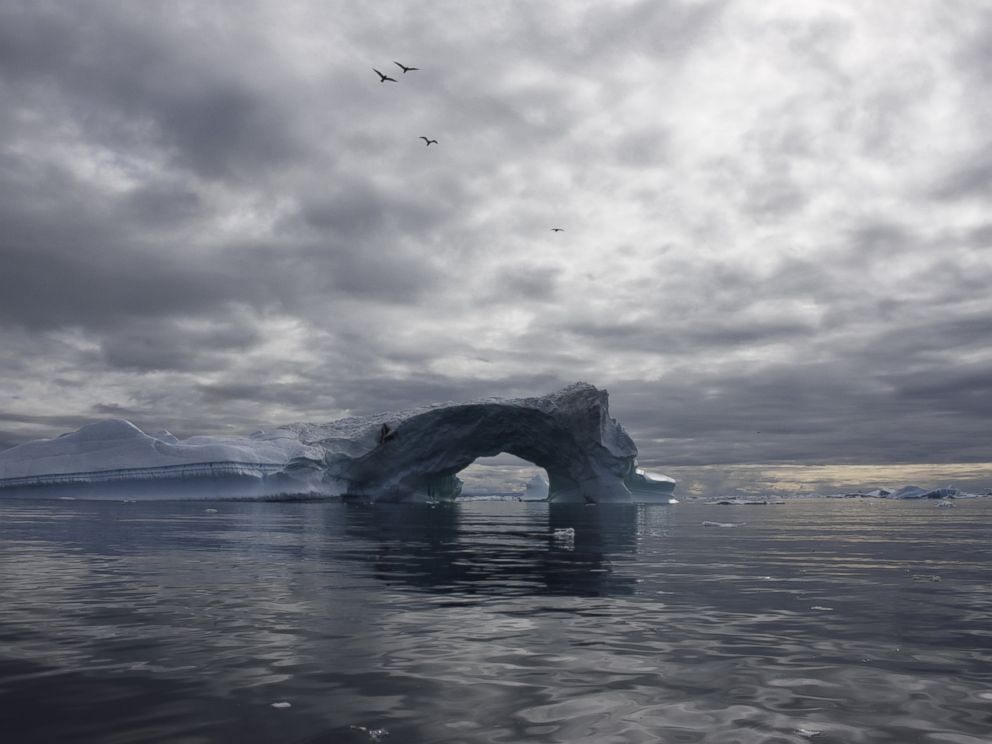 PHOTO: A floating iceberg in Greenland is pictured in this undated stock photo.