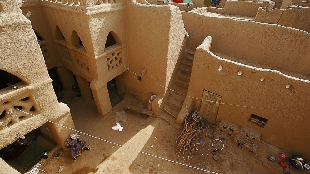 ancient mud brick houses