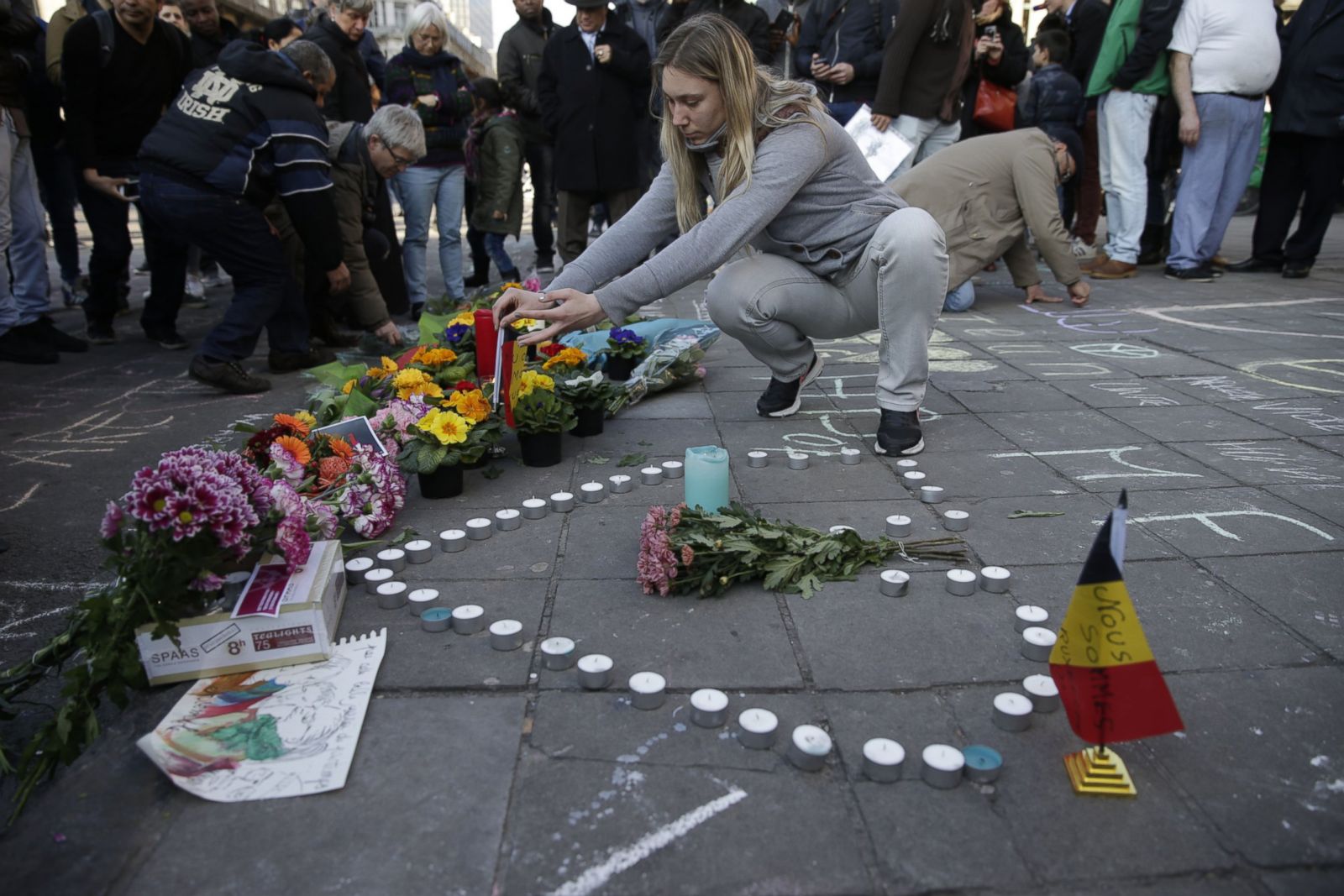 Brussels Terror Attacks Put Europe On High Alert ABC News   GTY Flower Memorial Jrl 160322 3x2 1600 