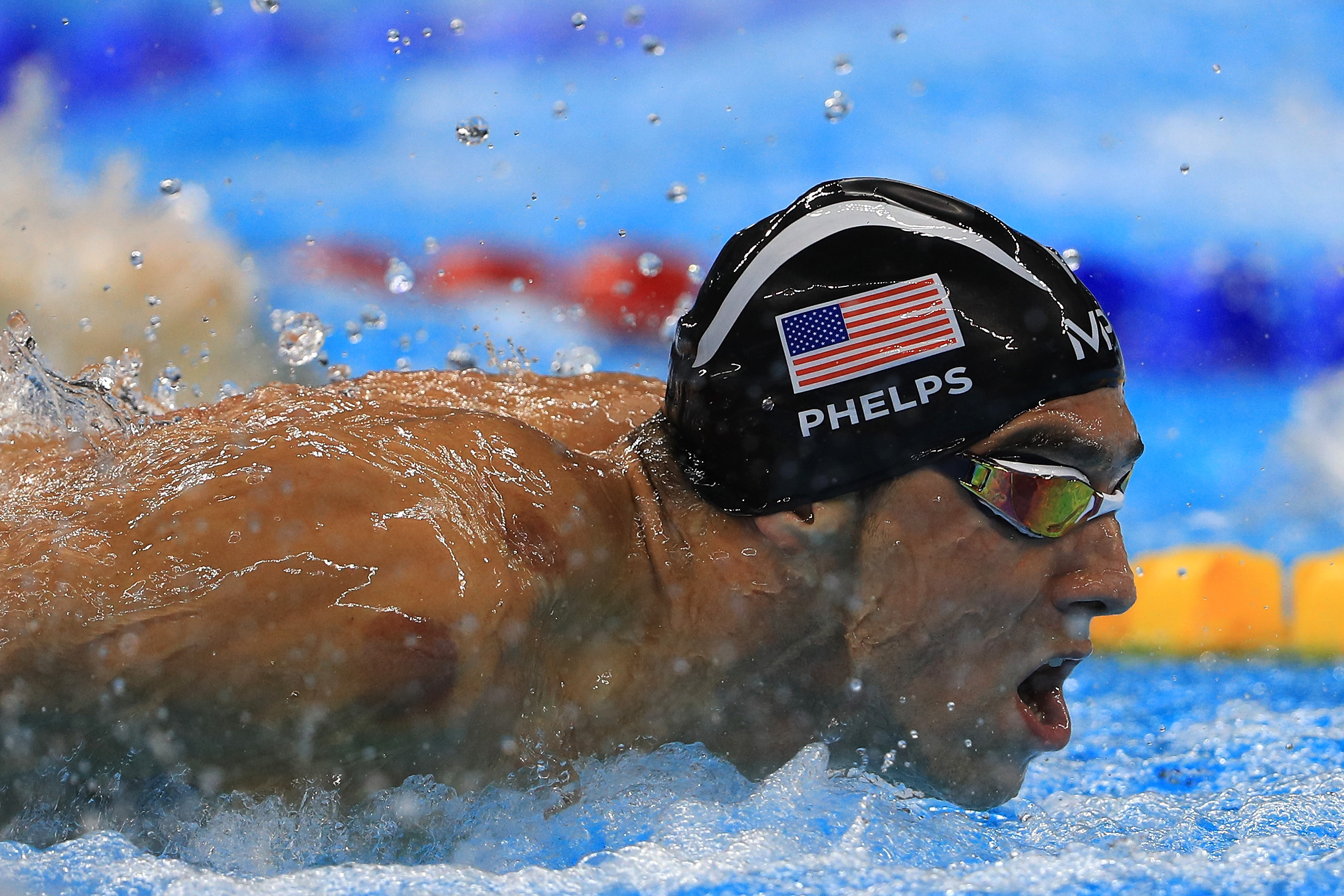 PHOTO: Michael Phelps of the United States competes in the first Semifinal of the Men's 100m Butterfly on Day 6 of the Rio 2016 Olympic Games at the Olympic Aquatics Stadium on Aug. 11, 2016 in Rio de Janeiro.