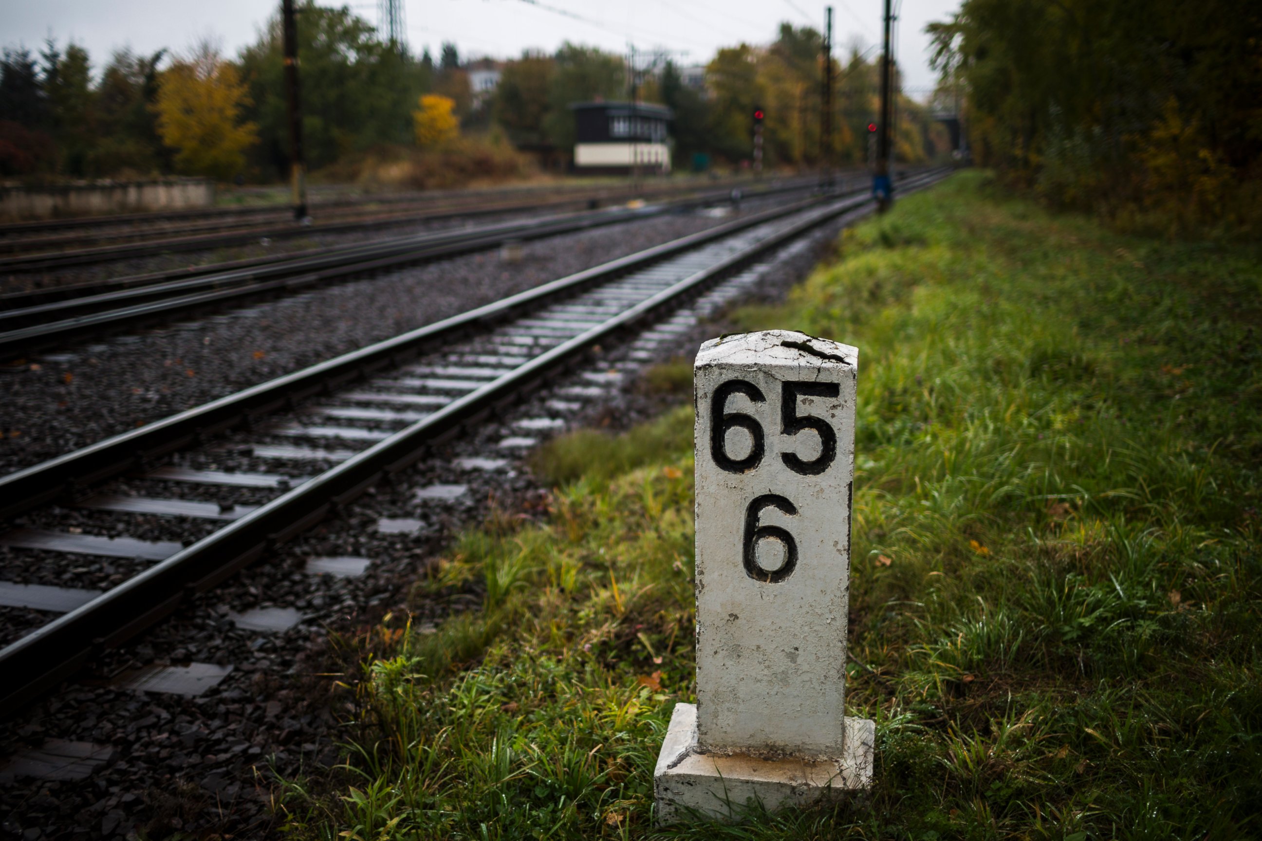 PHOTO: Railroad tracks at 65 km between Wroclaw and Walbrzych where Polish authorities are almost certain they located the "Nazi Gold train" on Oct. 20, 2015, In Walbrzych, Poland.