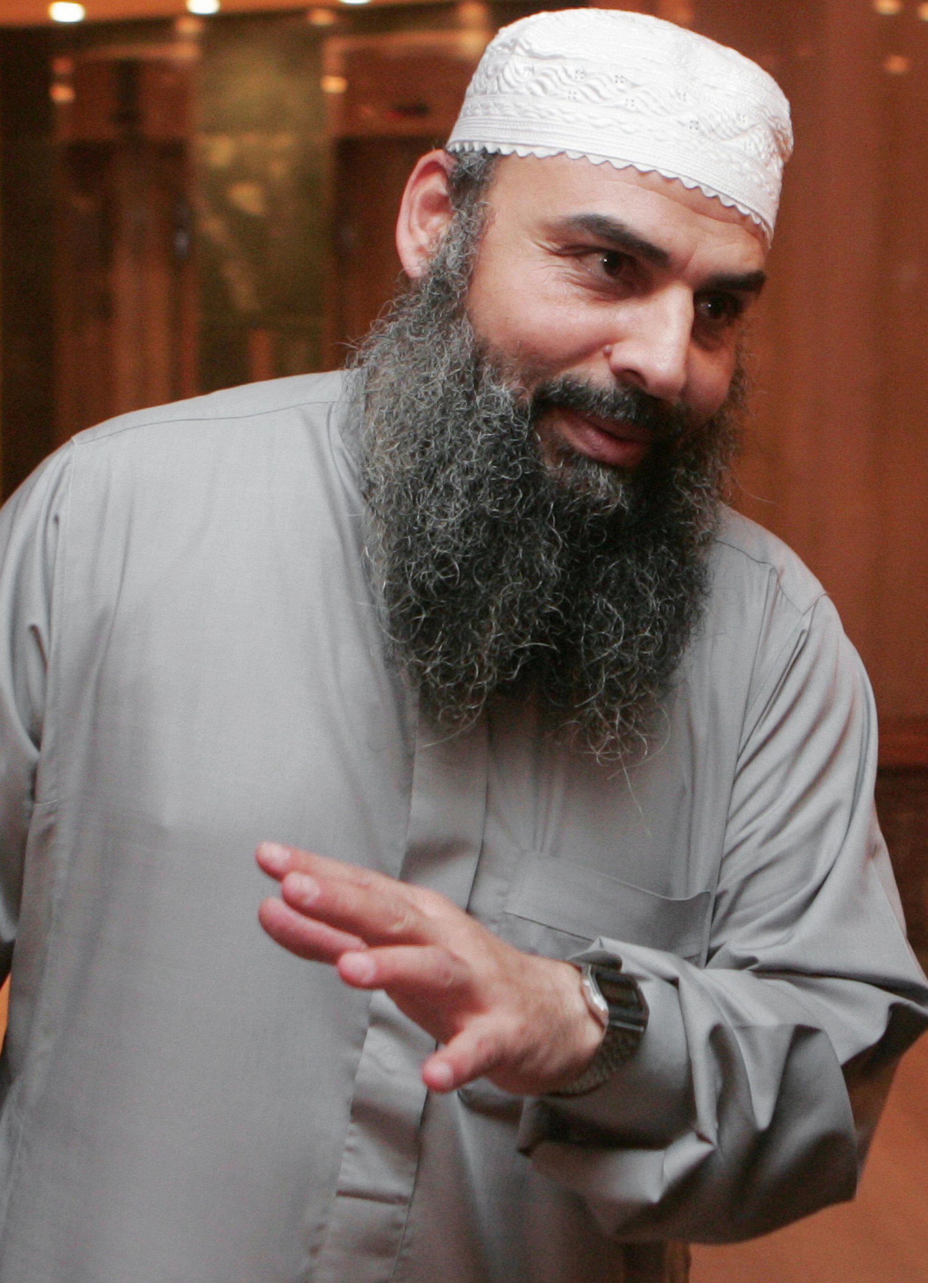 PHOTO: Egyptian cleric Hassan Mustafa Osama Nasr, known as Abu Omar, is seen during an Amnesty International press conference in Cairo in this April 11, 2007 file photo.