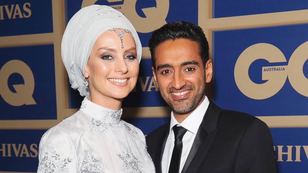 PHOTO: Susan Carland and Waleed Ali arrive ahead of the 2015 GQ Men Of The Year Awards on Nov. 10, 2015 in Sydney.