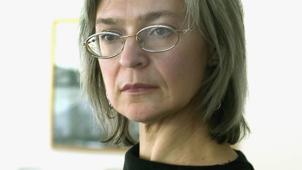 PHOTO: Russian journalist Anna Politkovskaya is photographed on Jan. 1, 2003.