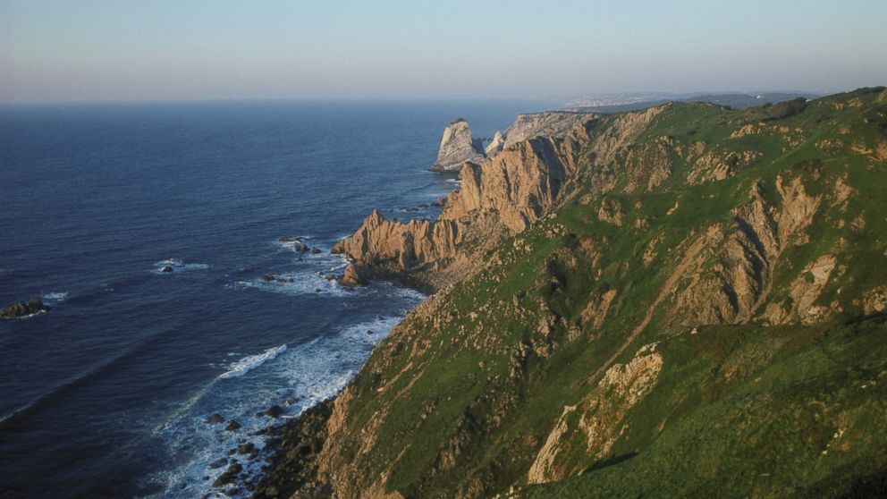 The cliffs at Cabo da Roca, where a couple fell are seen in this file photo.  
