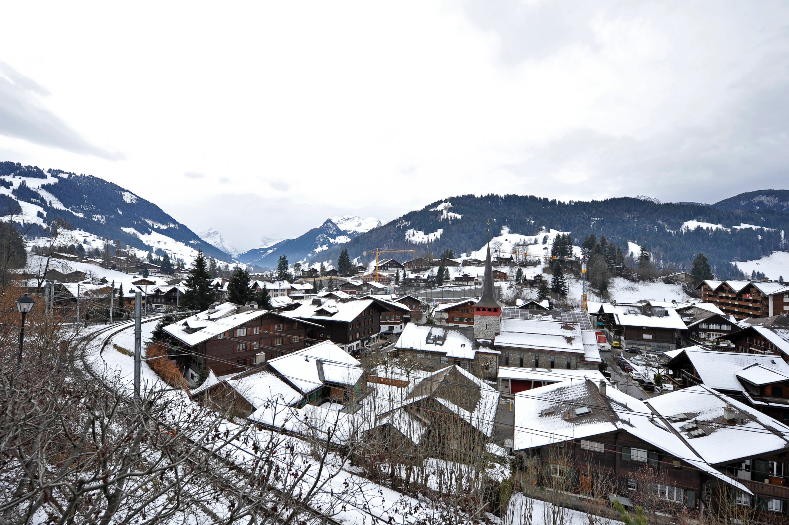 PHOTO: A general view of Gstaad, Switzerland, Jan. 16, 2014.
