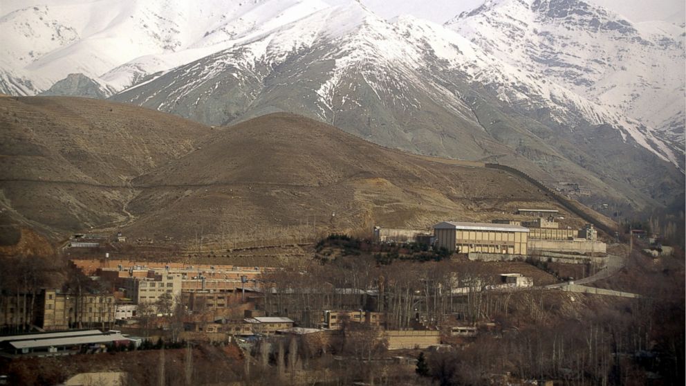 PHOTO: The Evin prison in Tehran and the Elburs mountains.