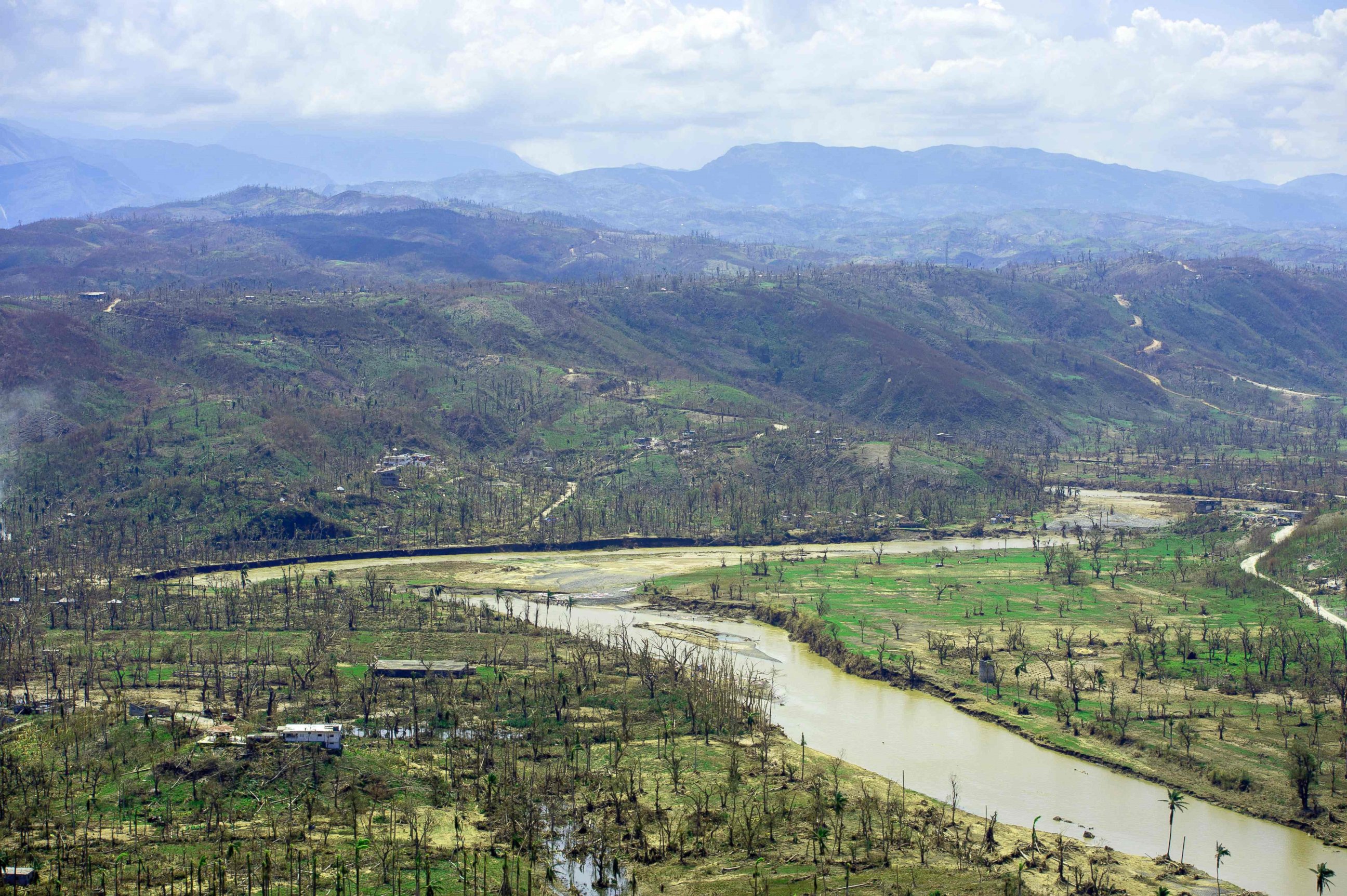 PHOTO: The Riviere Grande Anse near the city of Jeremie, in the Grande Anse Department of western Haiti that was hit hard during Hurricane Matthew is seen, Oct. 10, 2016 .