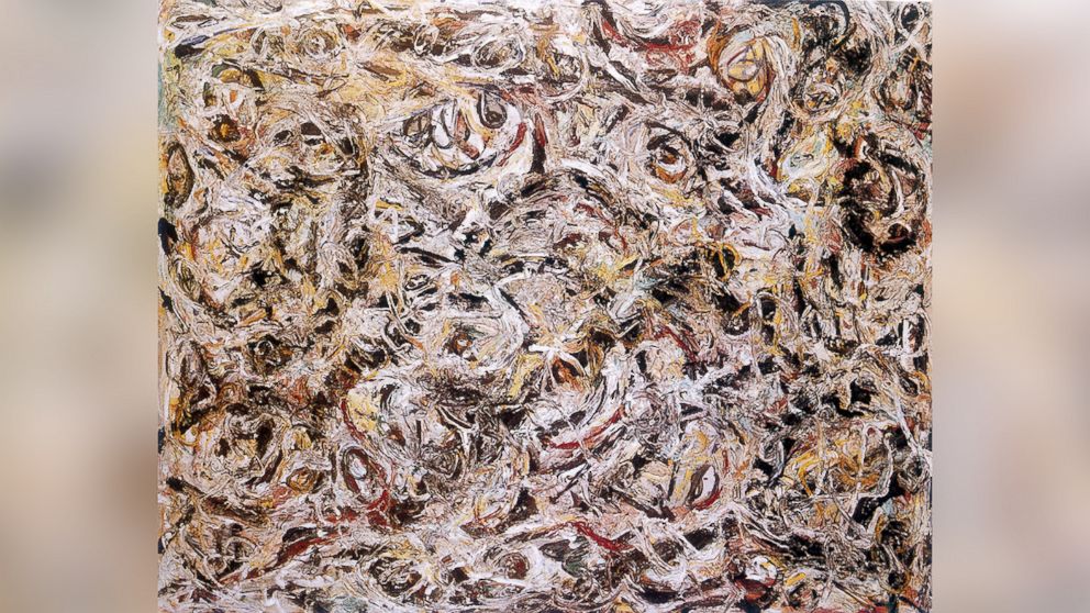 Jose Carlos Bergantinos Diaz was accused of selling fake works, supposedly by famous artists such as Jackson Pollock, who painted the above painting.