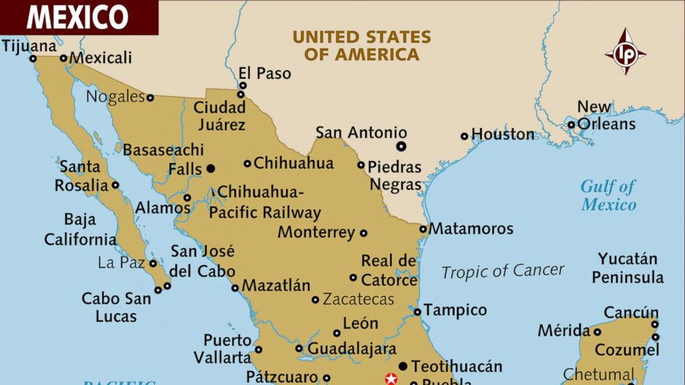 PHOTO: Map of Mexico