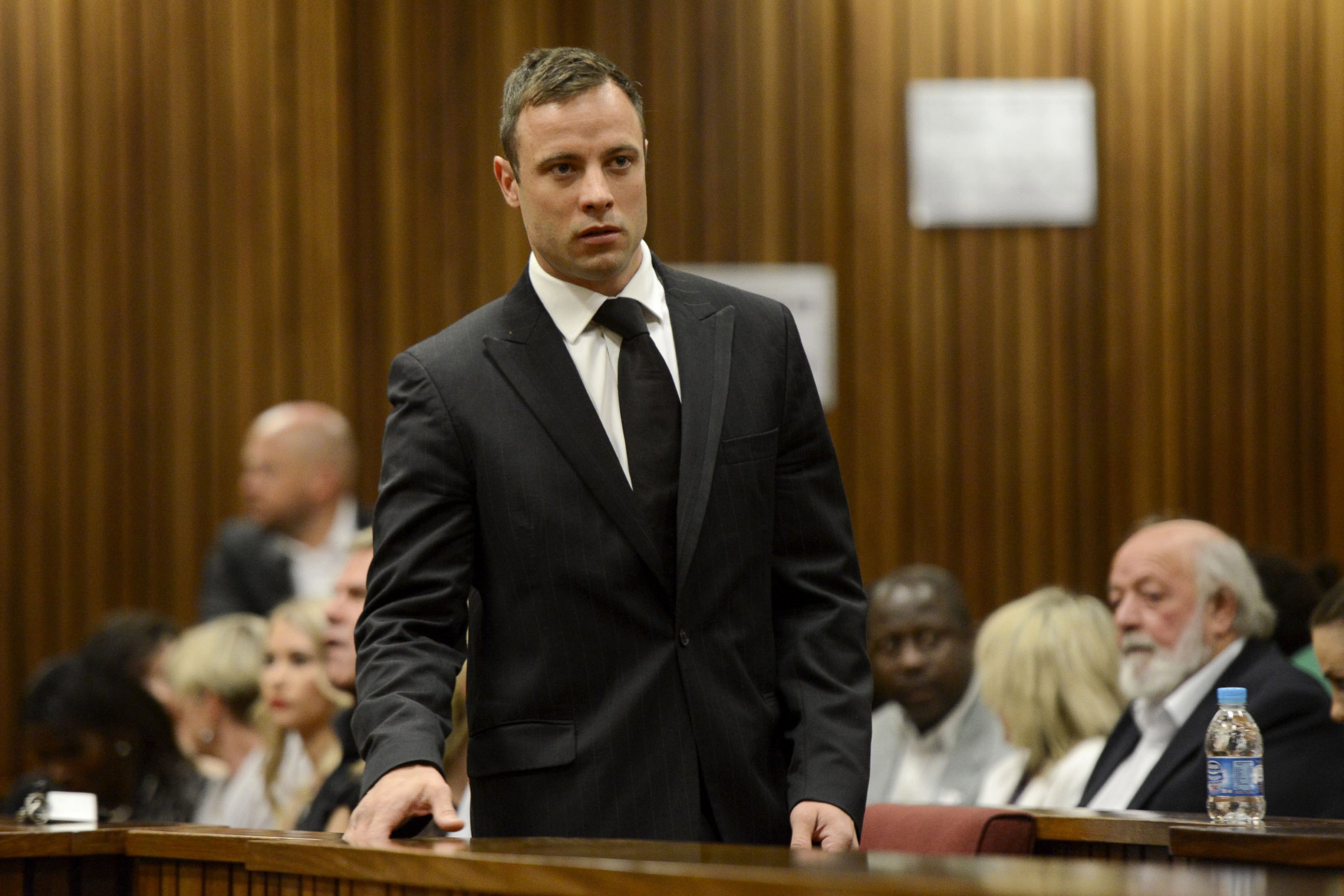 PHOTO: Oscar Pistorius is pictured in court on Oct. 21, 2014, in Pretoria, South Africa.
