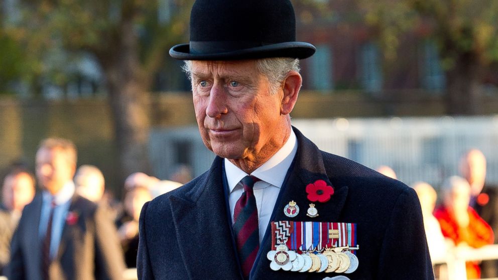 Prince Charles is pictured on Nov. 9, 2014 in London.  