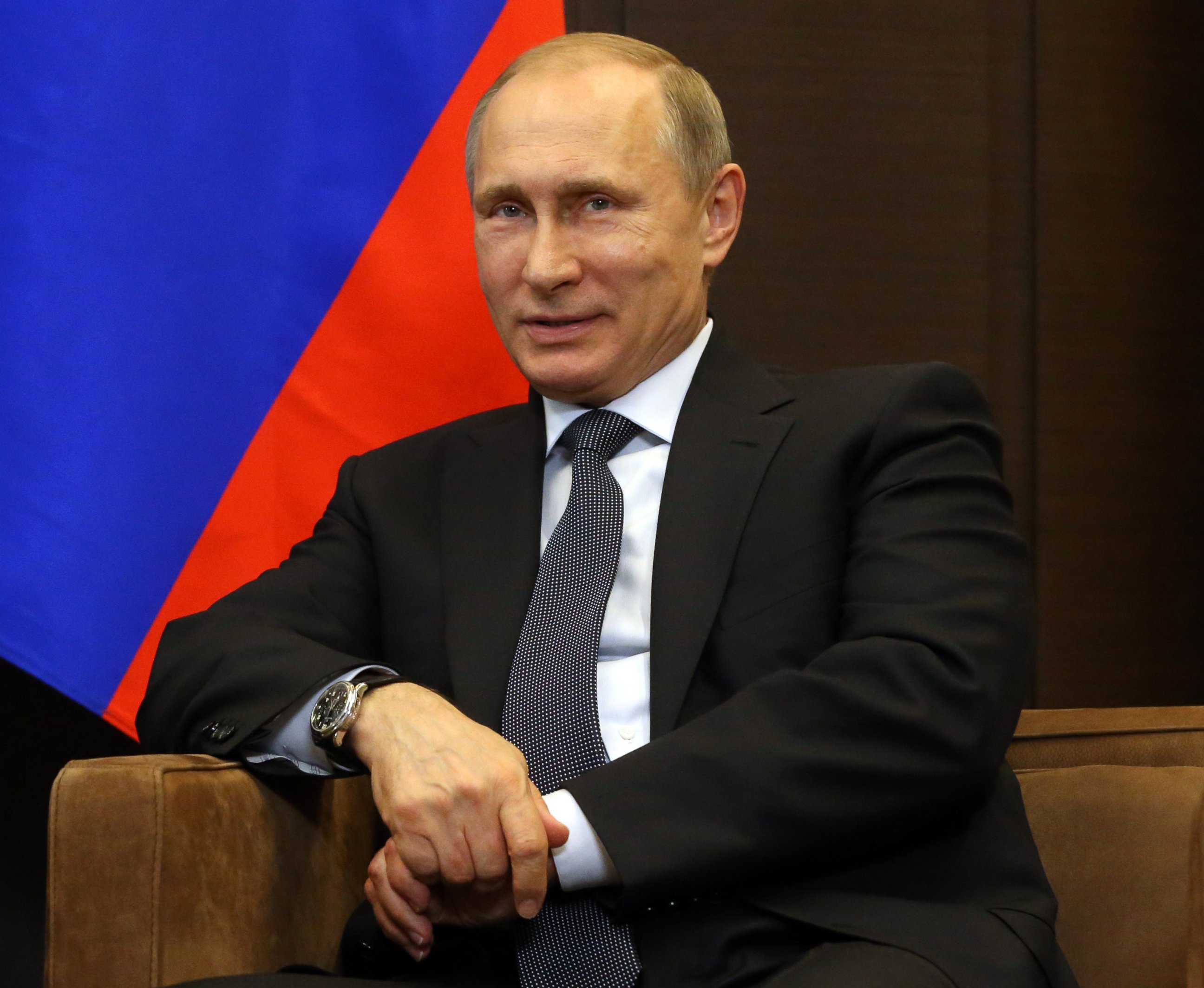 PHOTO: Russian President Vladimir Putin attends a meeting, May 15, 2015, in Sochi, Russia. 