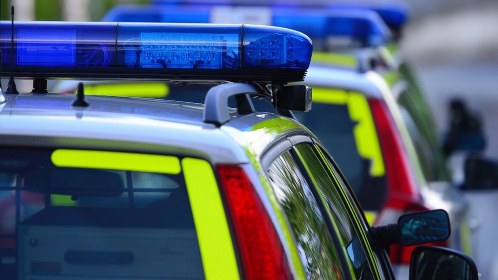 Police cars are seen in Stockholm in this undated file photo.