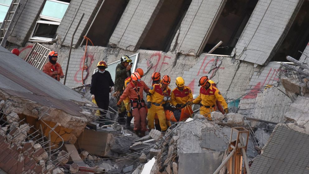 Video Shows Survivor Pulled From Debris of Taiwan Earthquake Collapse 2 ...