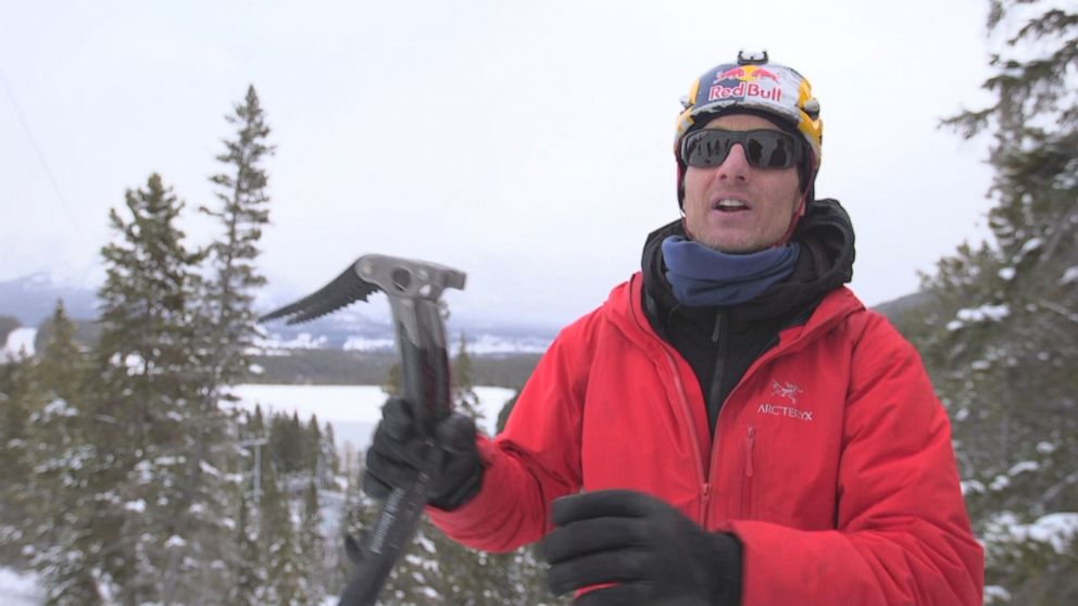 Will Gadd, a professional climber, is using his skill to help scientists learn more about climate change.