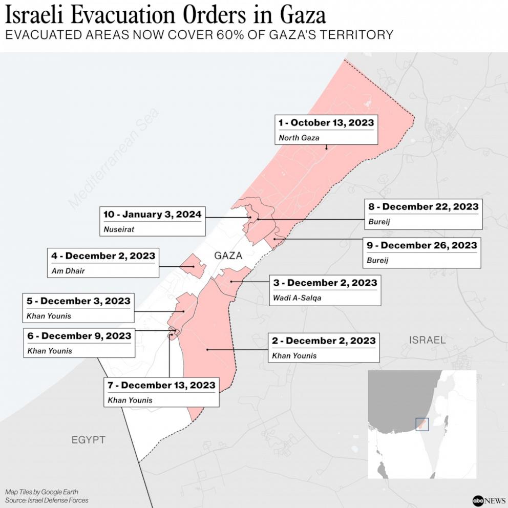 Visual Analysis Shows 60% Of Gaza Now Under Evacuation Orders - Good ...