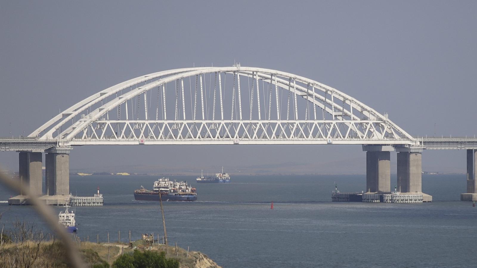 Ukraine claims new underwater bomb attack on Russia's Crimean Bridge