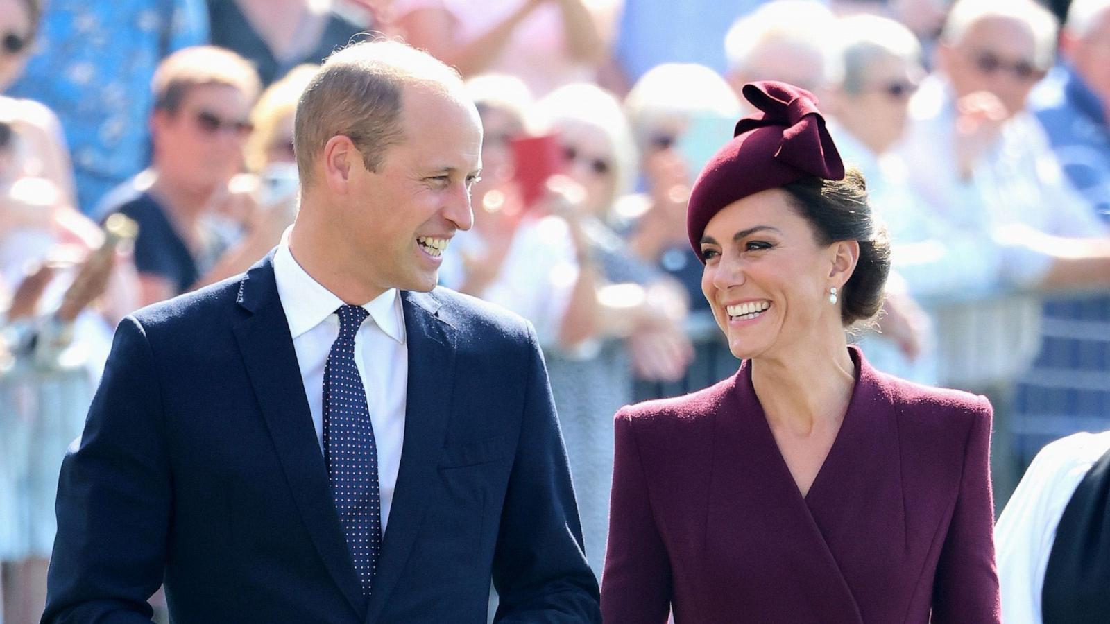 PHOTO: The Prince And Princess Of Wales Commemorate The Life Of Queen Elizabeth II