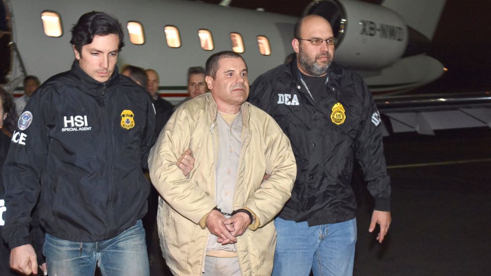 PHOTO: Joaquin "El Chapo" Guzman was extradited to the United States, Jan. 19, 2017.