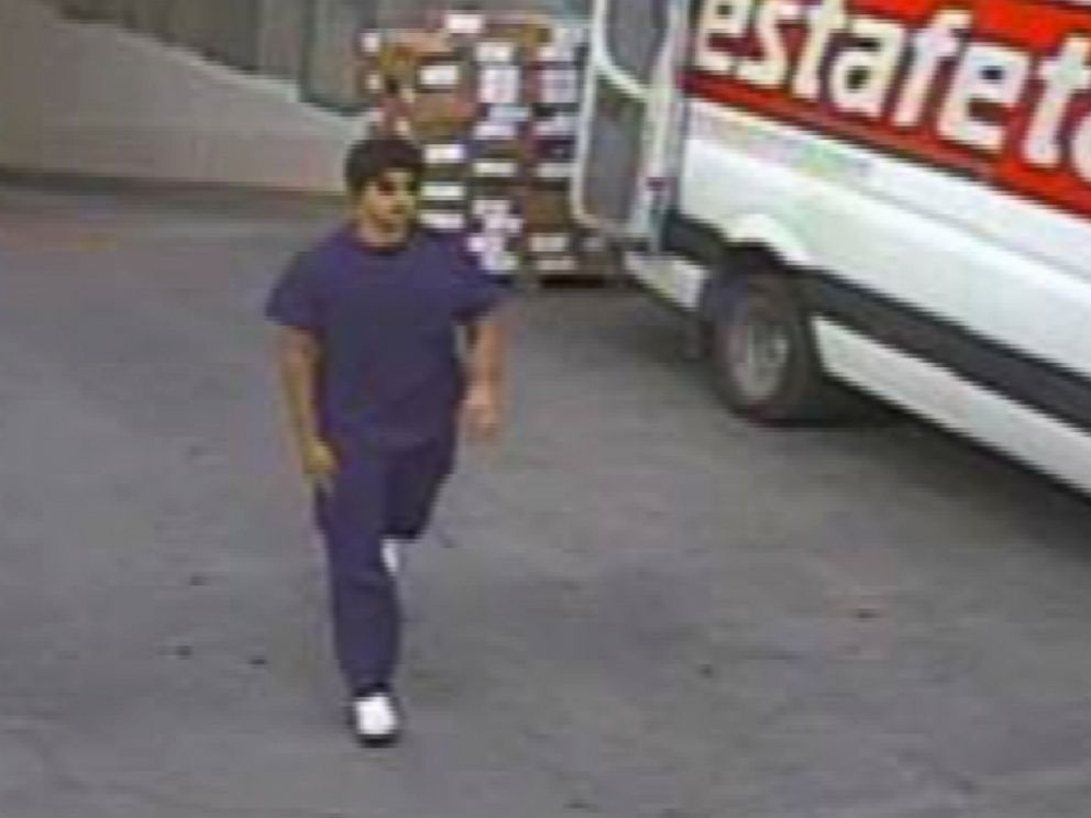 PHOTO: The man suspected of shooting a U.S. consulate officer is outside the consulate in Guadalajara, Mexico, Jan. 8, 2017.