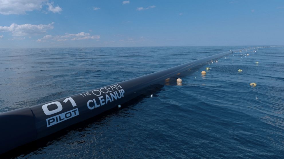 PHOTO: The Ocean Cleanup Deployment Simulation image.