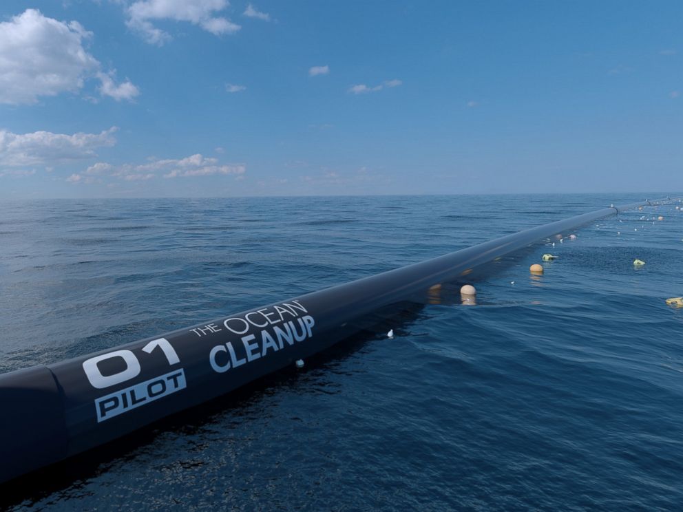 PHOTO: The Ocean Cleanup Deployment Simulation image.
