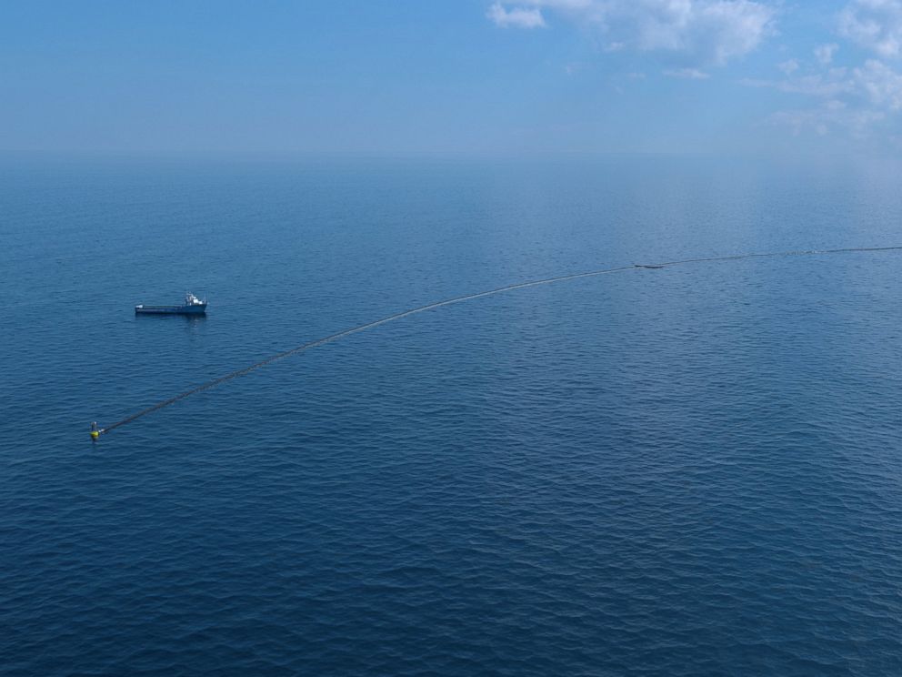 PHOTO: The Ocean Cleanup Deployment Simulation image.