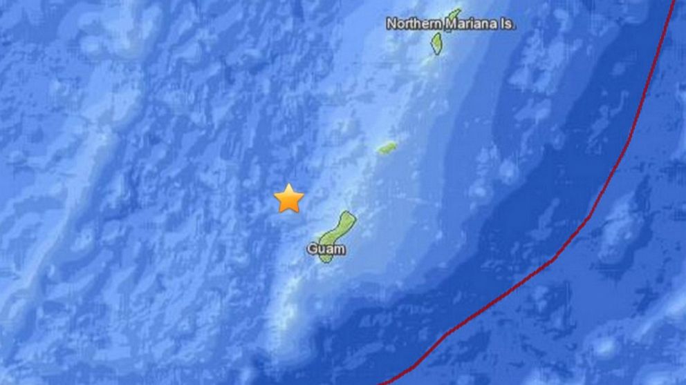 7.1Magnitude Earthquake Strikes off of Guam ABC News