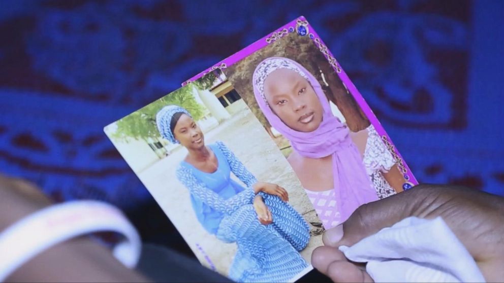 PHOTO: Esther Yakubu's daughter is one of more than 200 Chibok girls kidnapped in 2014. 