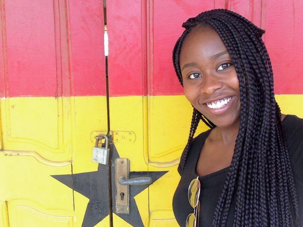 PHOTO: Akua Agyemfra, a 20-year-old college student from Toronto, said she quit her server job at a Jack and Astor's Bar and Grill restaurant on March 8, 2016 after she felt discriminated for her natural hair. 