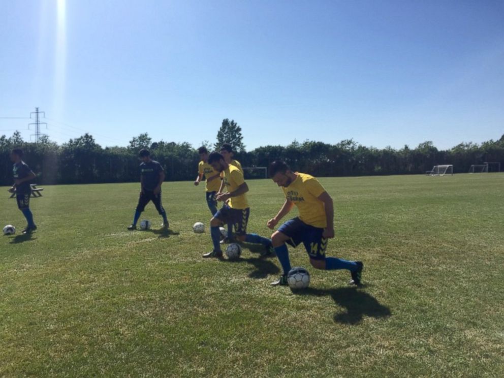 PHOTO: Young asylum seekers who are part of a new soccer league in Denmark have just started training for competitions that start in August.