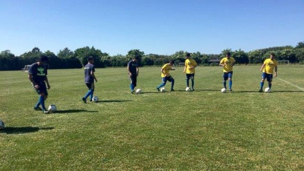 Young asylum seekers who are part of a new soccer league in Denmark have just started training for competitions that start in August.