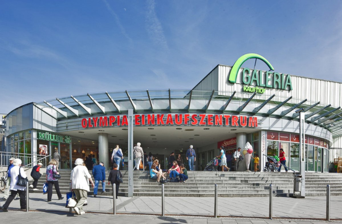 PHOTO: Olympia-Einkaufszentrum shopping center in Munich.