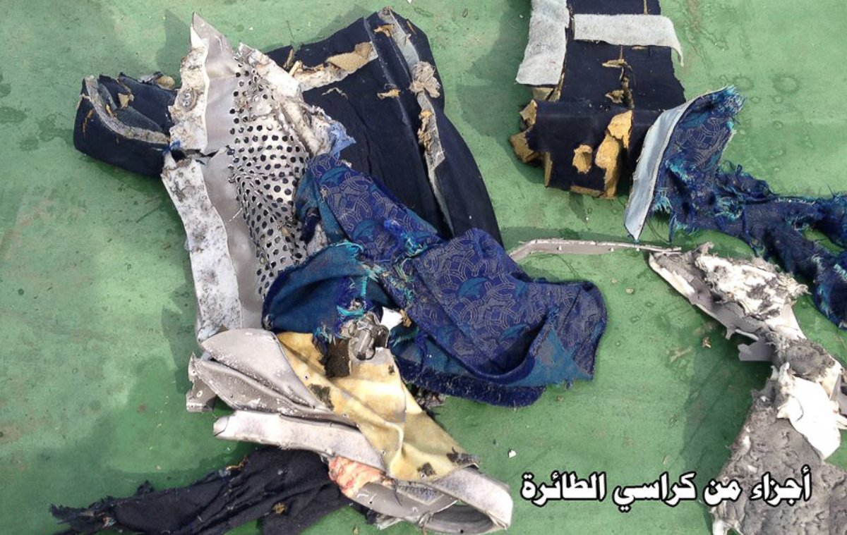 PHOTO: The Egyptian Armed Forces posted photos on its Facebook page of debris it said is from EgyptAir Flight 804.