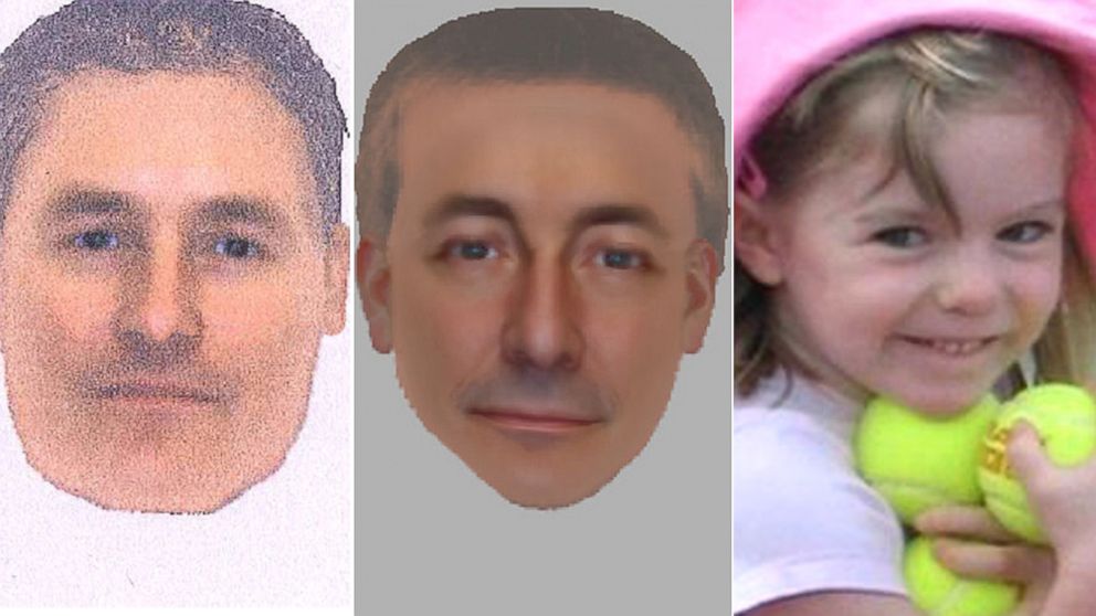 Maddy McCann Cops Release Sketches of Several Possible Kidnap Suspects