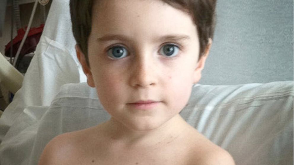 Jake Larkin, 8, diagnosed at age 5 with severe aplastic anaemia survived after a bone marrow transplant.
