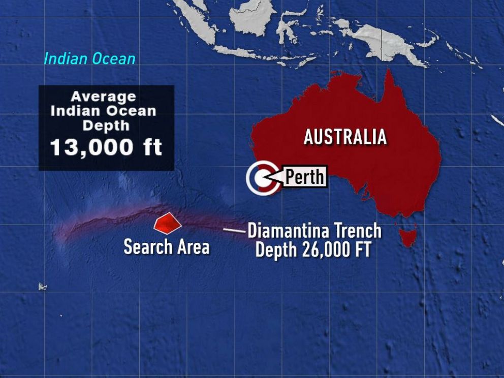 PHOTO: Numerous search crews continue to scour a remote section of the southern Indian Ocean for the missing Malaysia Airlines plane. The search area is about 1,400 miles southwest of Perth, Australia.