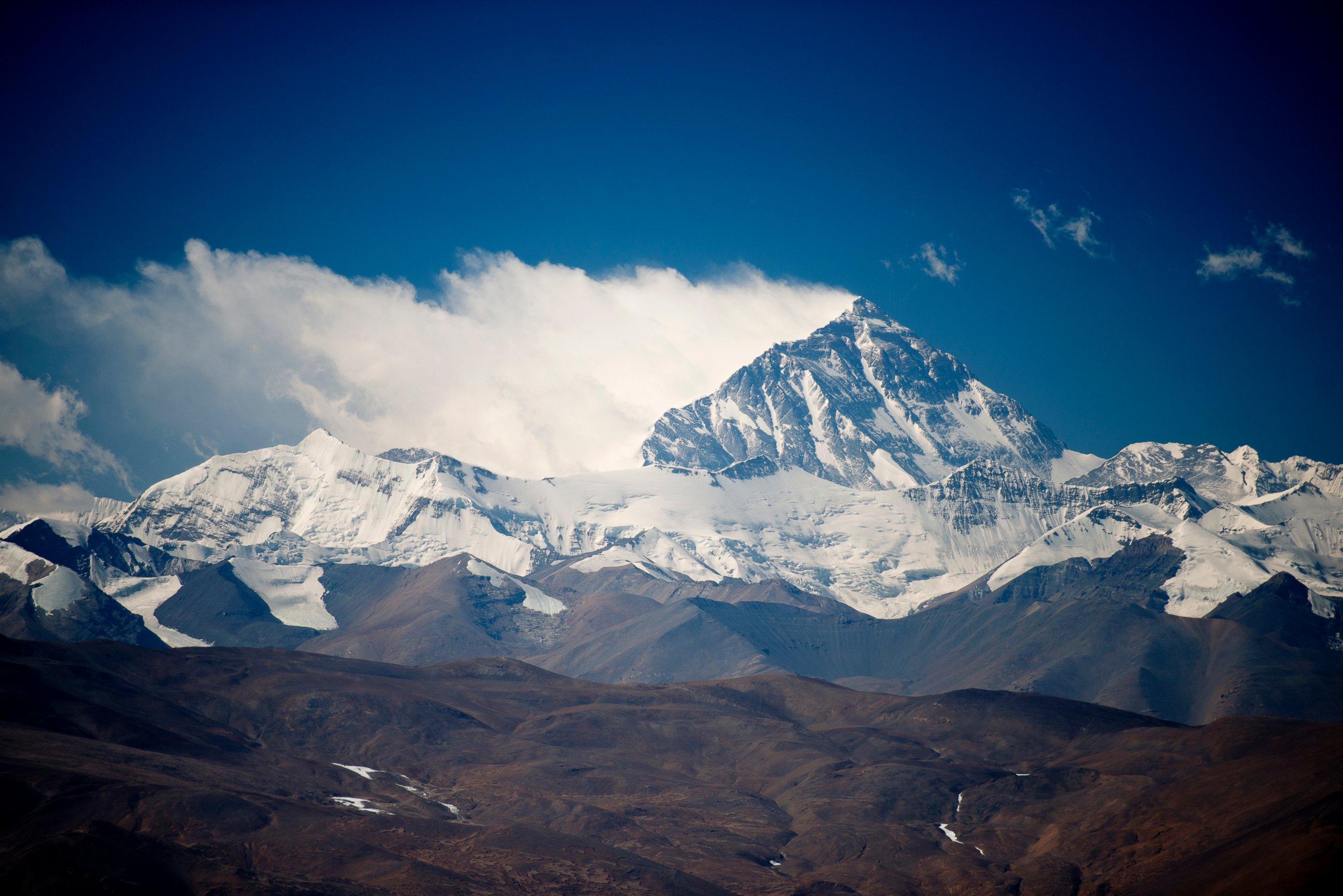 PHOTO: Mount Everest is pictured before the USX Veteran Everest Expedition is set to climb. 